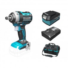 Dedra Set Masina de insurubat cu impact 280Nm prindere patrat 1/2 cu acumulator Li-Ion 18V 5.0Ah incarcator rapid 125W si geanta de transport